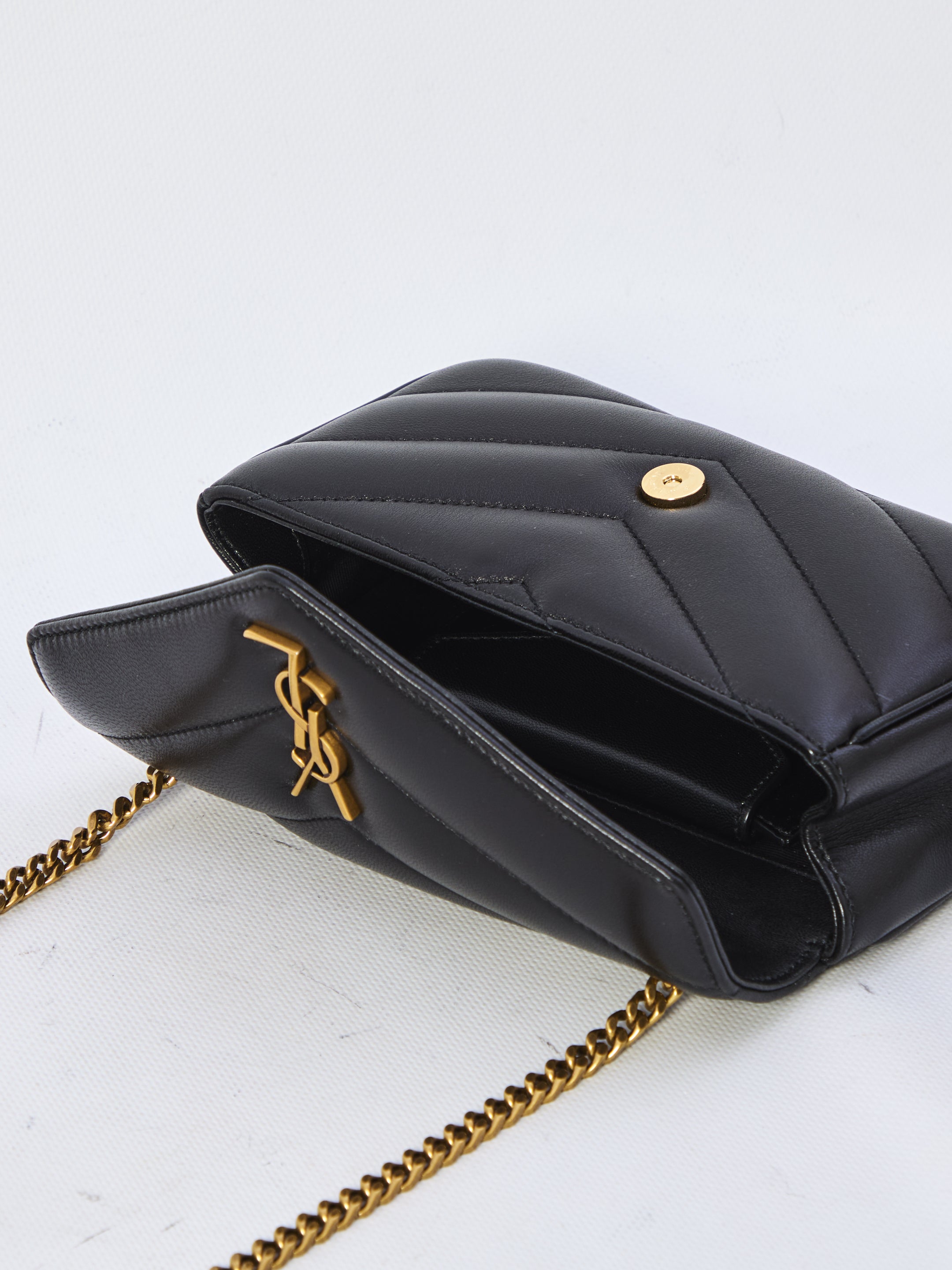 LOULOU MINI BAG IN LAMBSKIN Saint Laurent