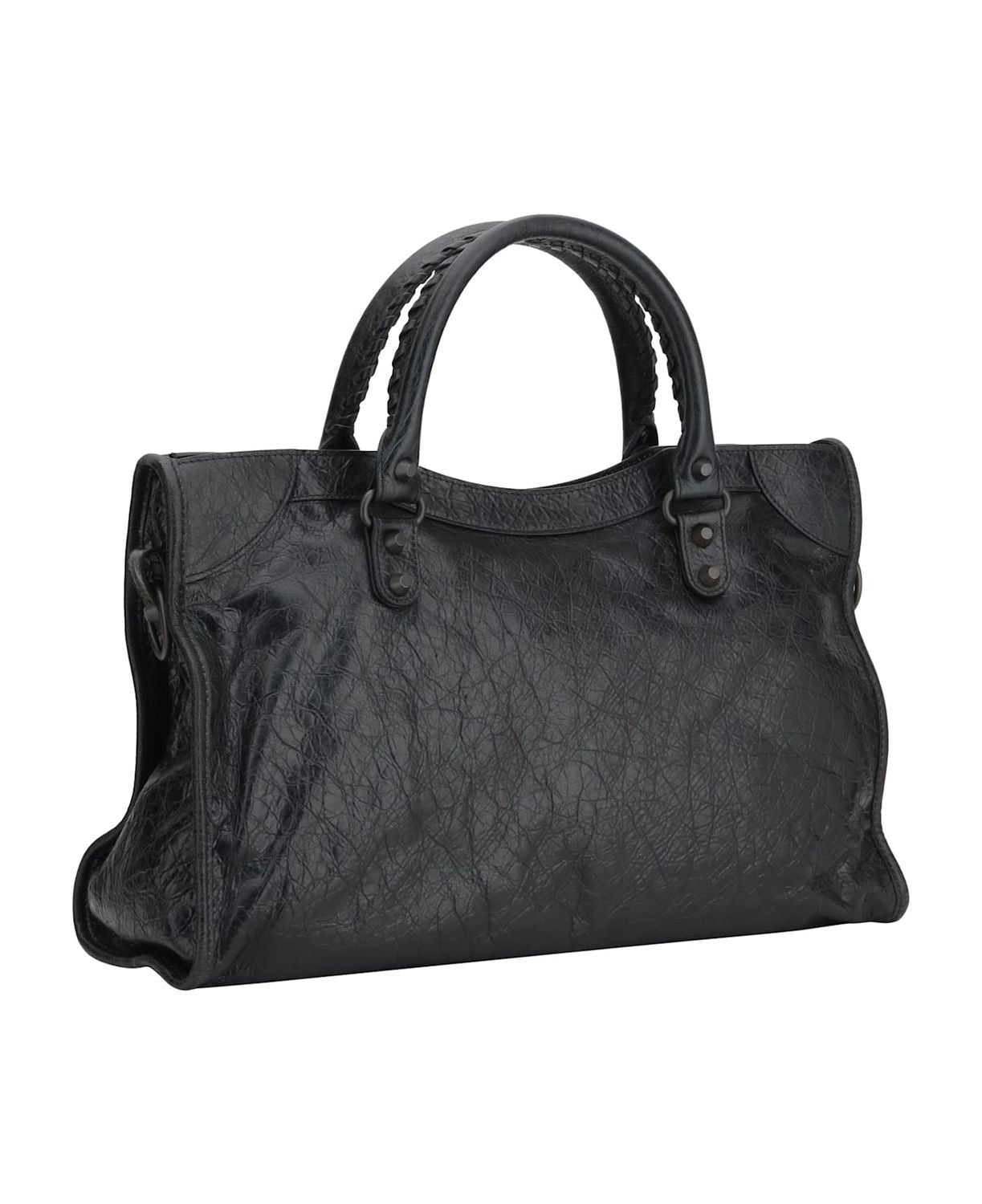 BLACK LEATHER MEDIUM LE CITY HANDBAG Balenciaga