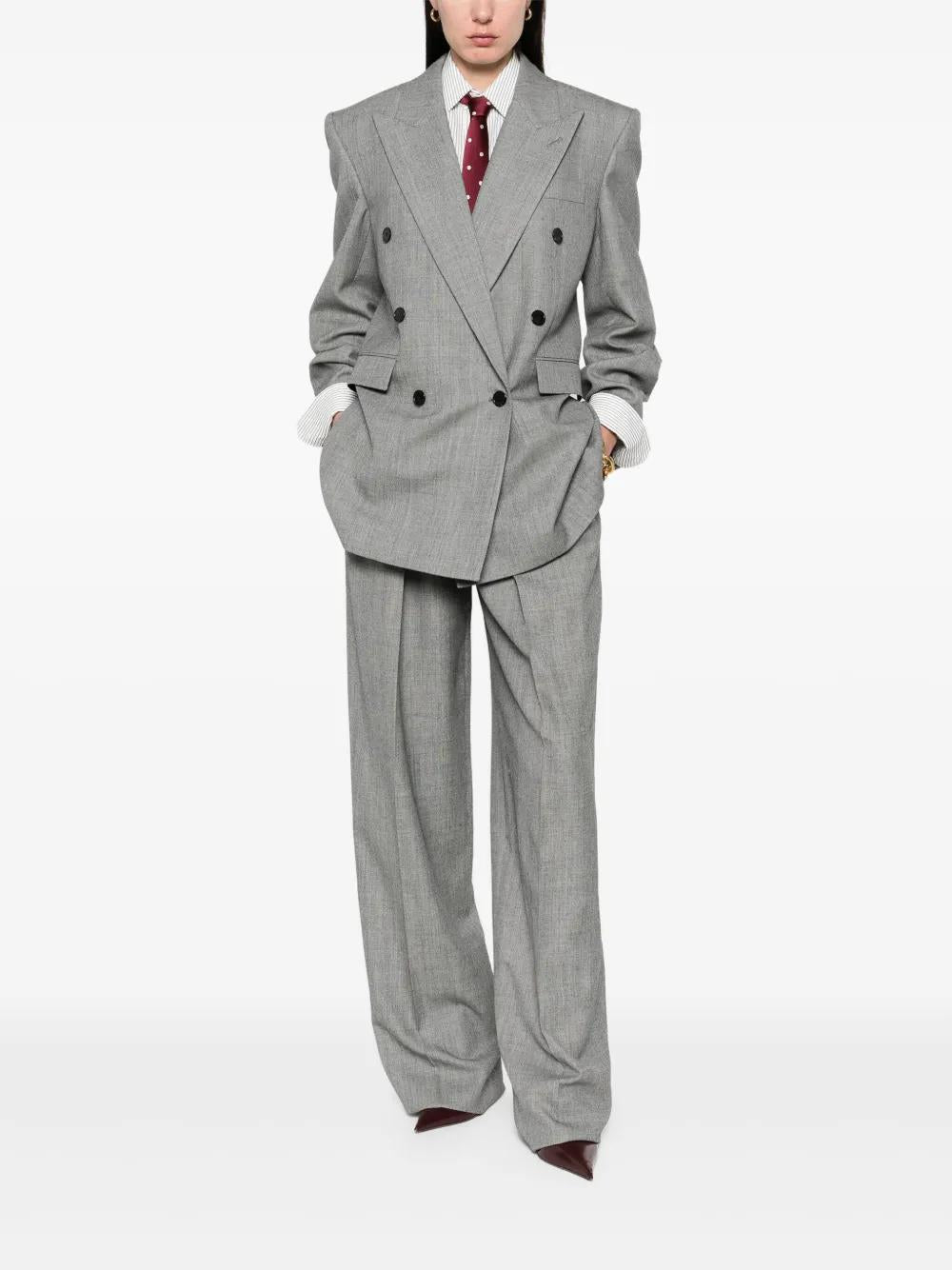 WOOL CHINÉ JACKET Saint Laurent