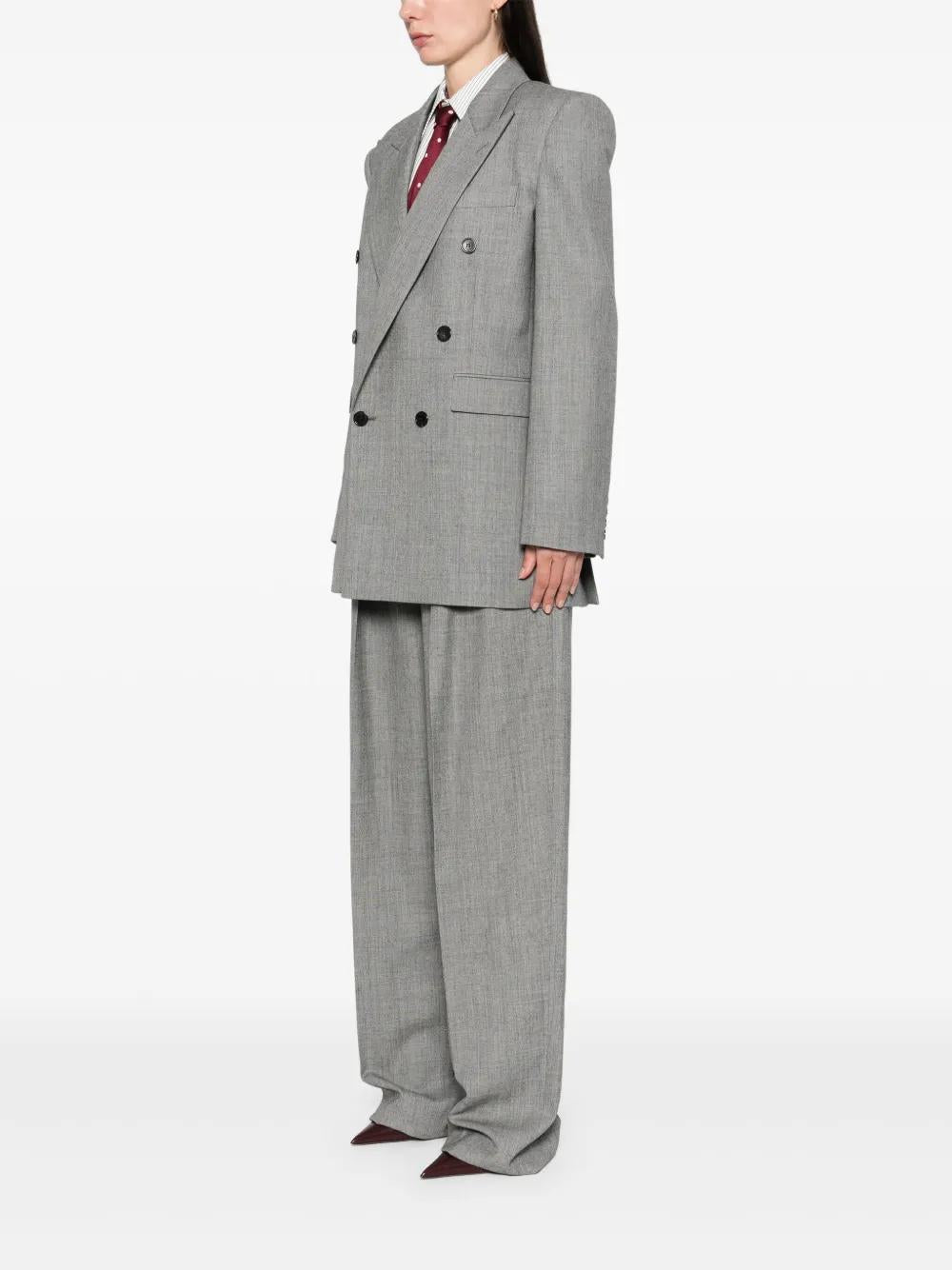 WOOL CHINÉ JACKET Saint Laurent
