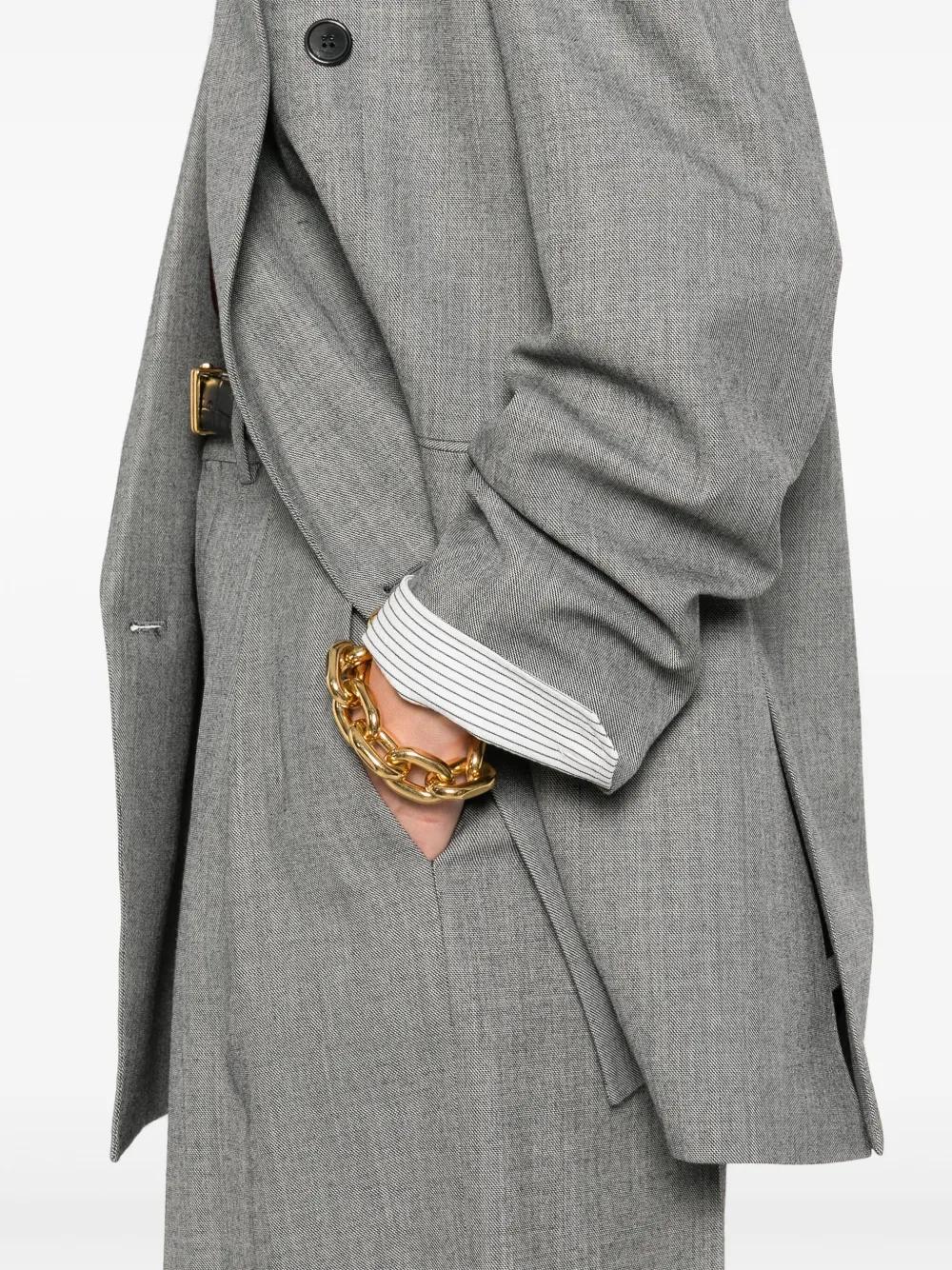 WOOL CHINÉ JACKET Saint Laurent