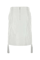 WHITE LEATHER SKIRT Bottega Veneta