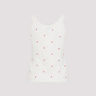 IVORY COTTON BLEND TANK TOP Bottega Veneta