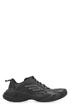 MONDAY LEATHER AND FABRIC LOW-TOP SNEAKERS Balenciaga black 36