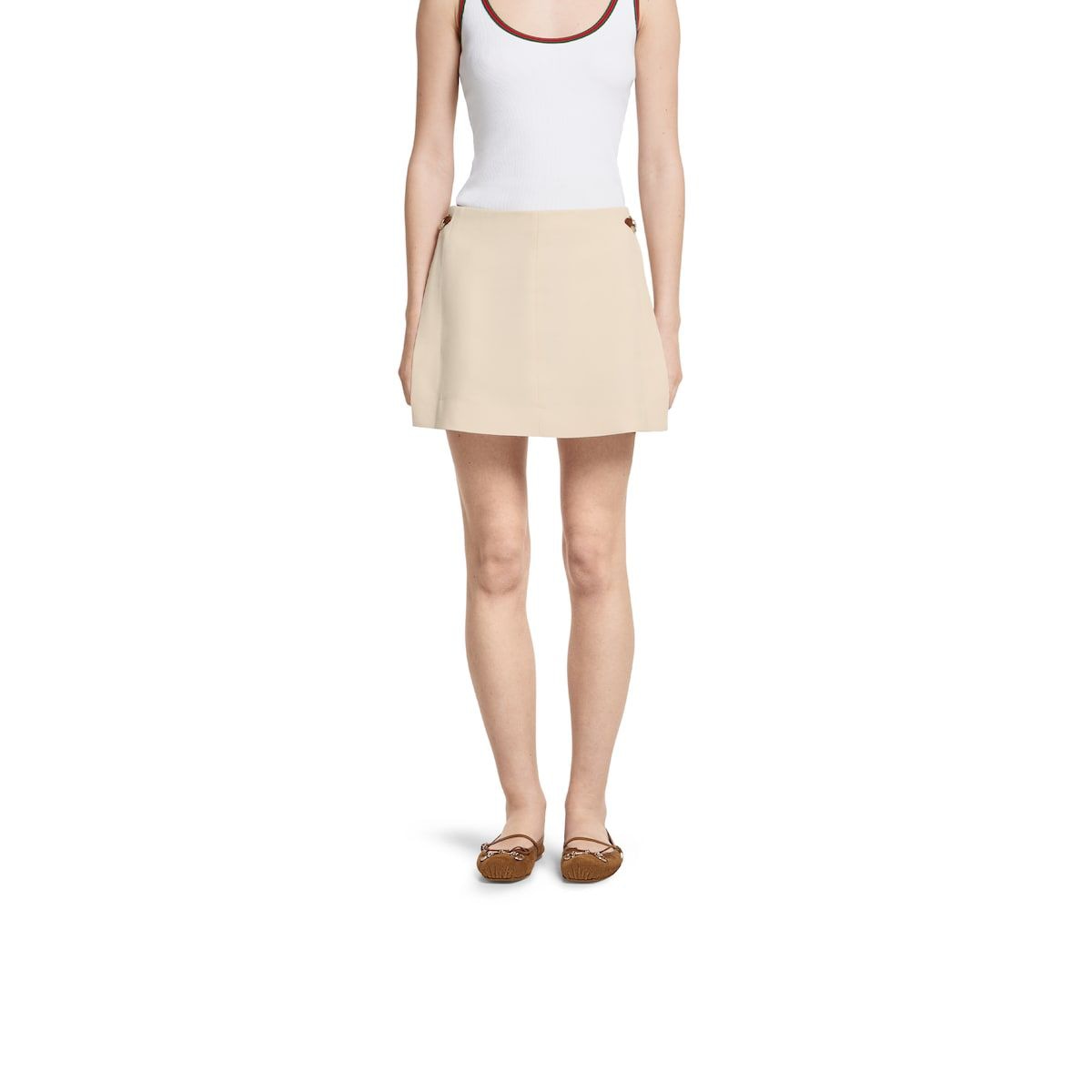 SKIRT LINEN CANVAS W/HORSEBIT Gucci