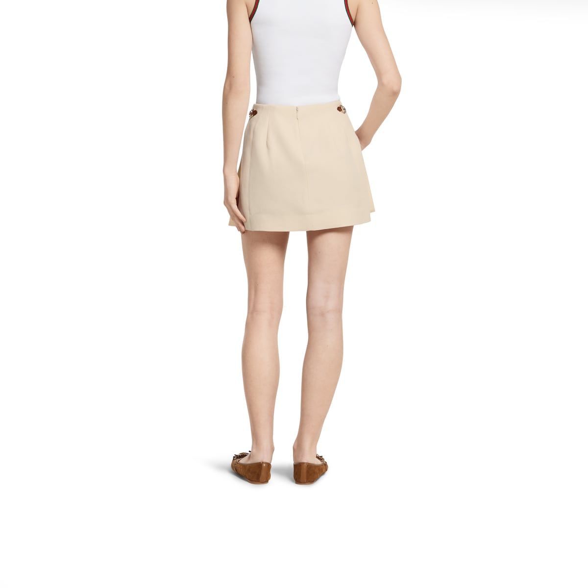 SKIRT LINEN CANVAS W/HORSEBIT Gucci