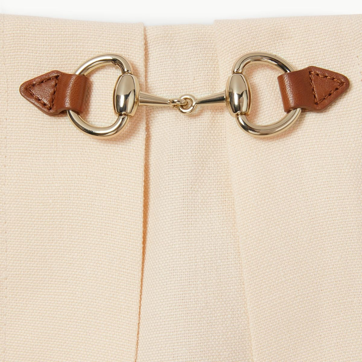 SKIRT LINEN CANVAS W/HORSEBIT Gucci