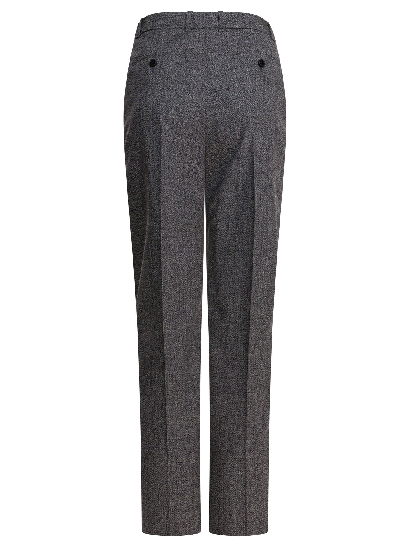GREY WOOL PANTS Alexander McQueen