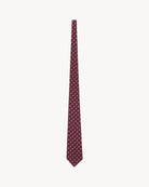 SILK TWILL TIE Saint Laurent BORDEAUX UNI