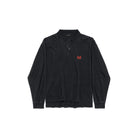 LONG SLEEVE POLO SHIRT LAUREL CLASSIC Balenciaga BLACK S