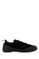 BLACK CANVAS AND SUEDE SNEAKERS Alexander McQueen BLACK 40