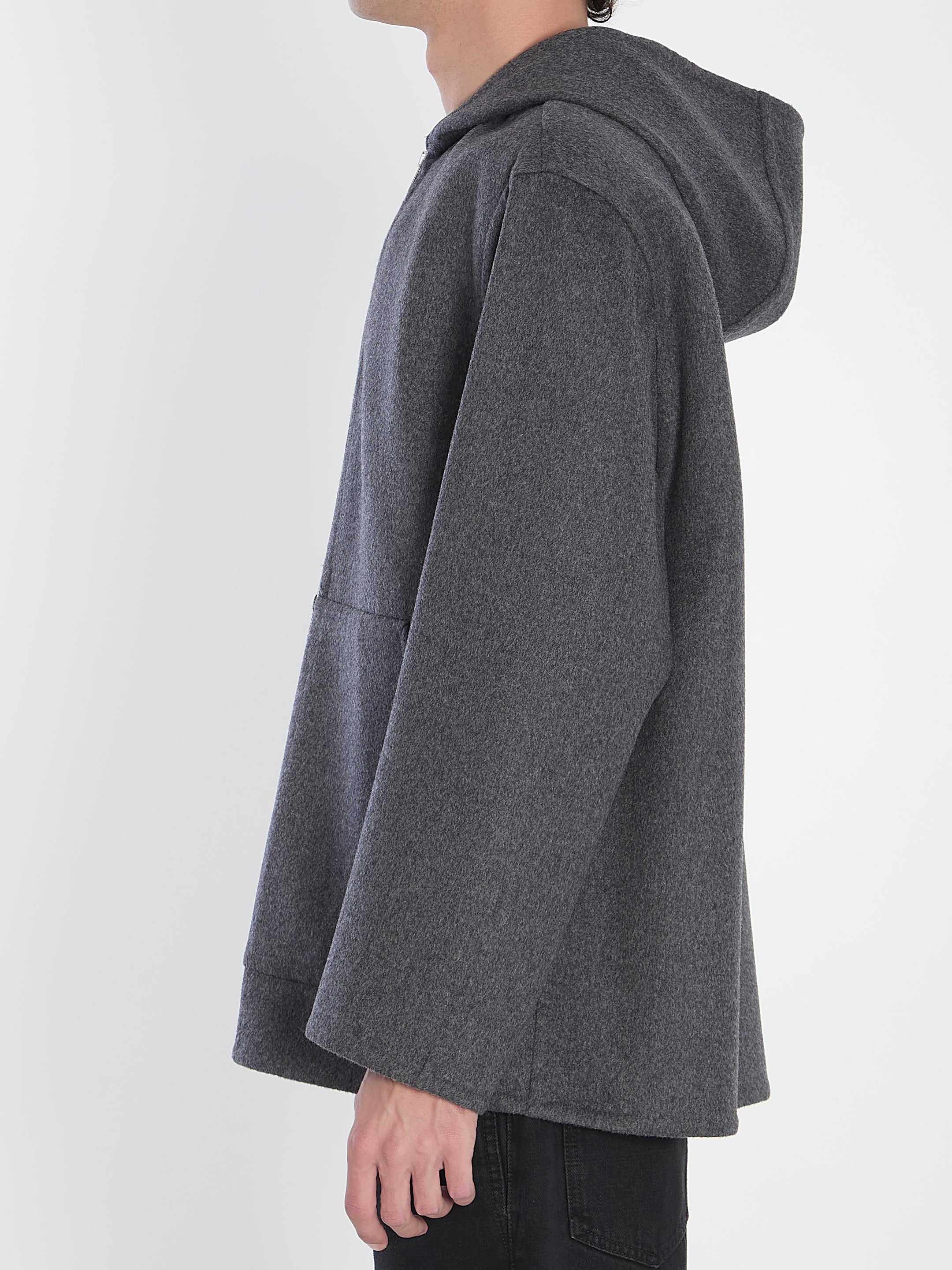 DARK GREY WOOL SWEATSHIRT Bottega Veneta