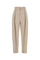 VISCOSE BLEND TROUSERS Bottega Veneta Beige 40