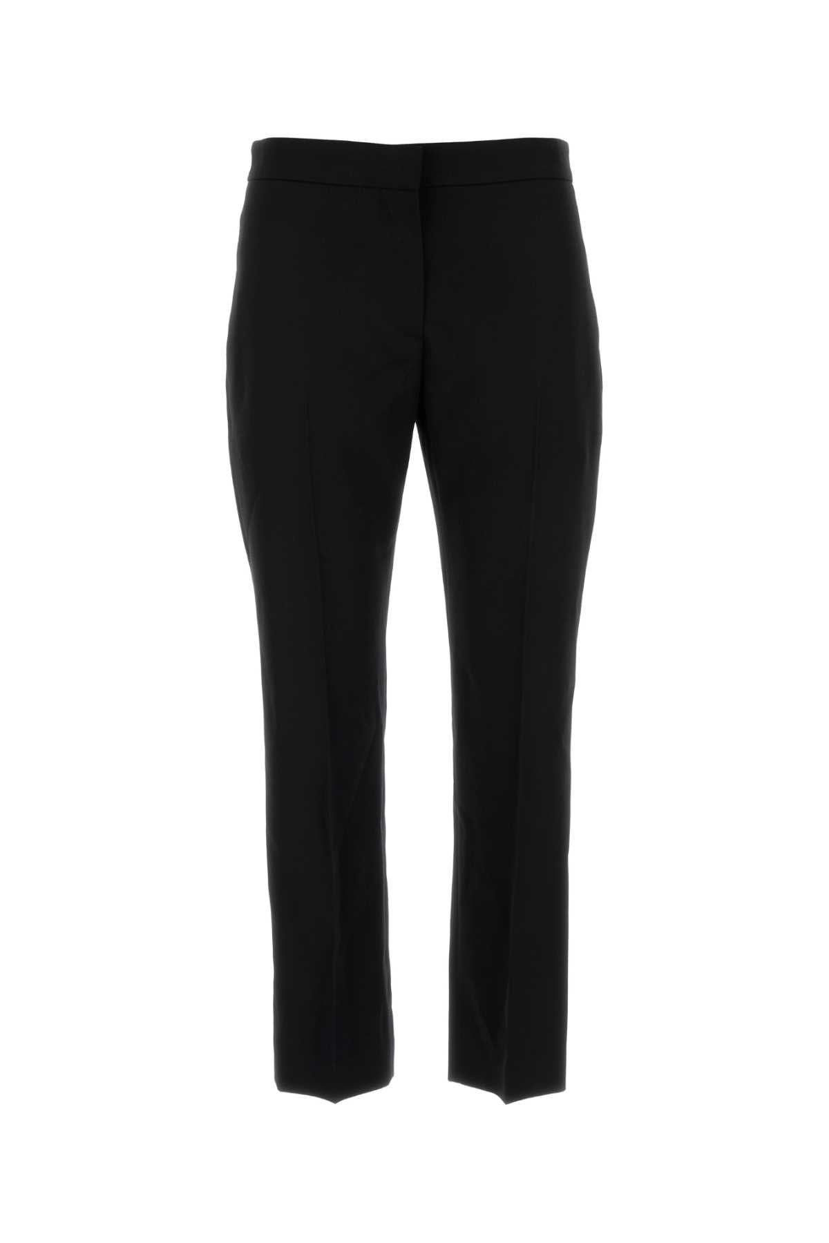 BLACK WOOL PANT Alexander McQueen BLACK 42