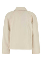 IVORY LEATHER JACKET Bottega Veneta