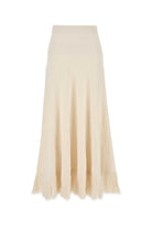 BOUCLE MAXI SKIRT Bottega Veneta WHITE S