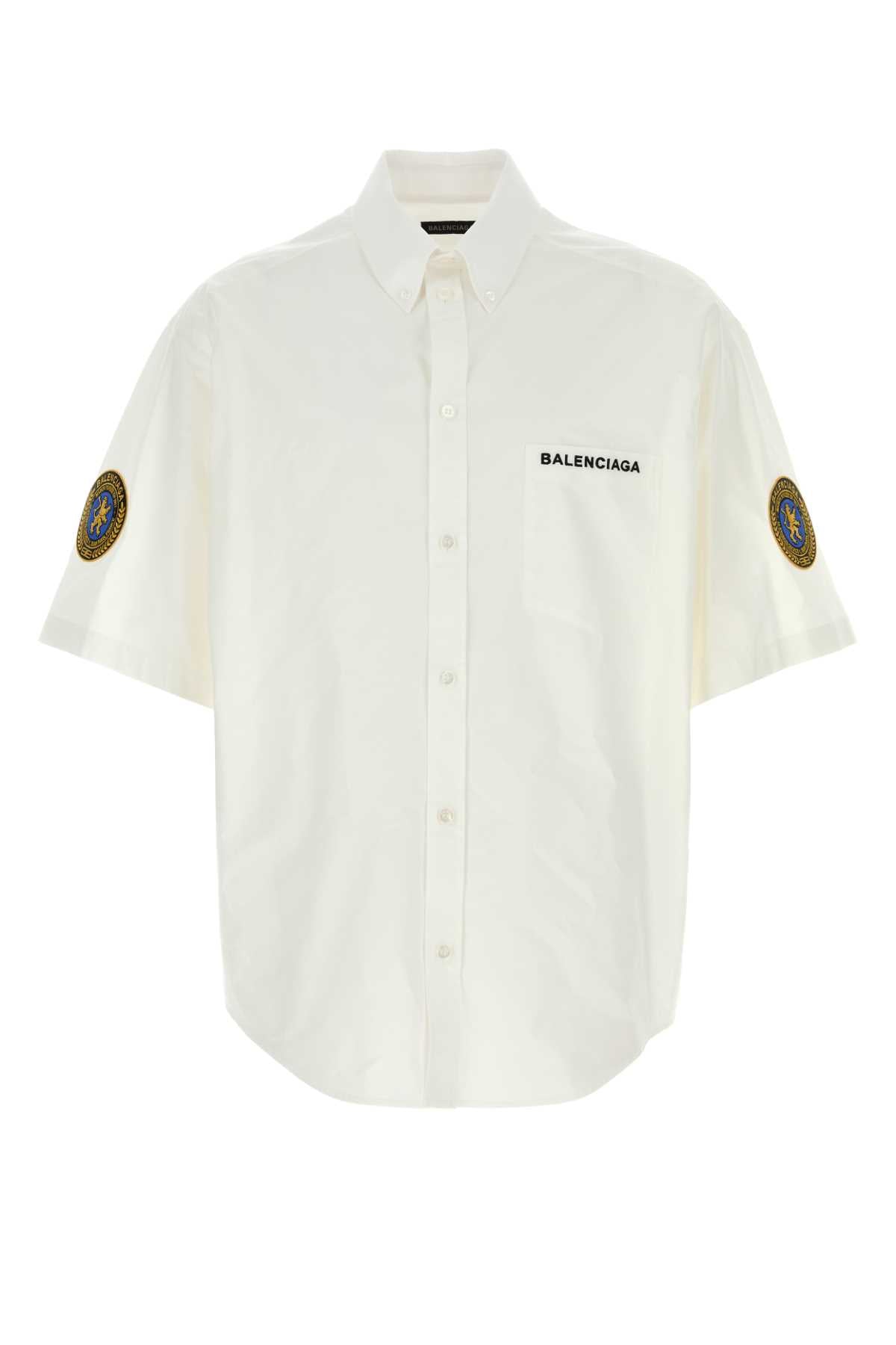SS LARGE FIT SHIRT Balenciaga WHITE 38
