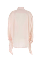 SILK SHIRT WITH KNOTTED CUFFS Balenciaga