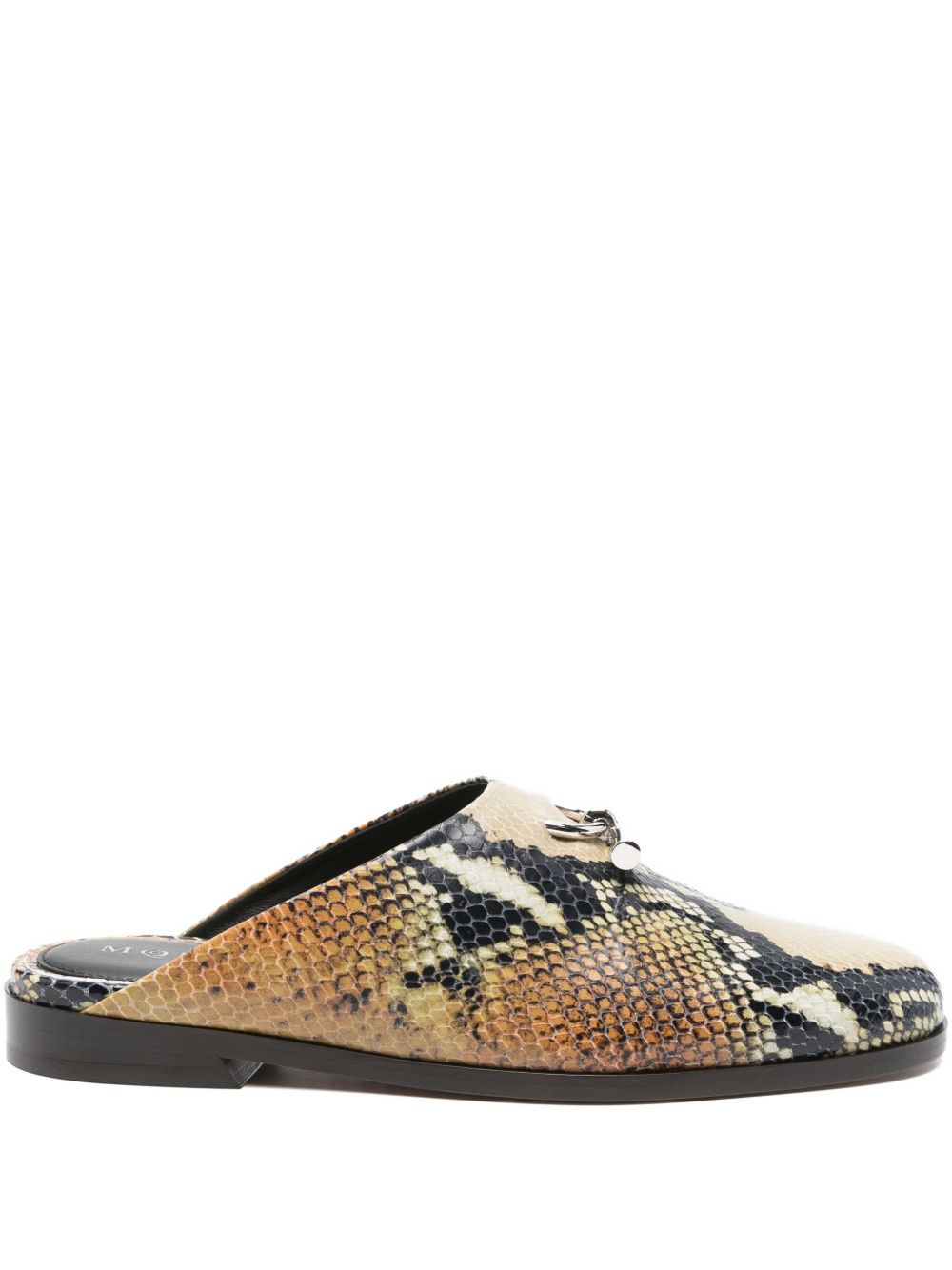 LEATHER SLIPPERS Alexander McQueen MULTICOLOUR 37