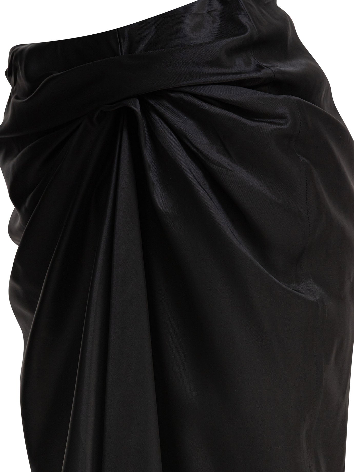 CUPRO BLACK SKIRTS Balenciaga