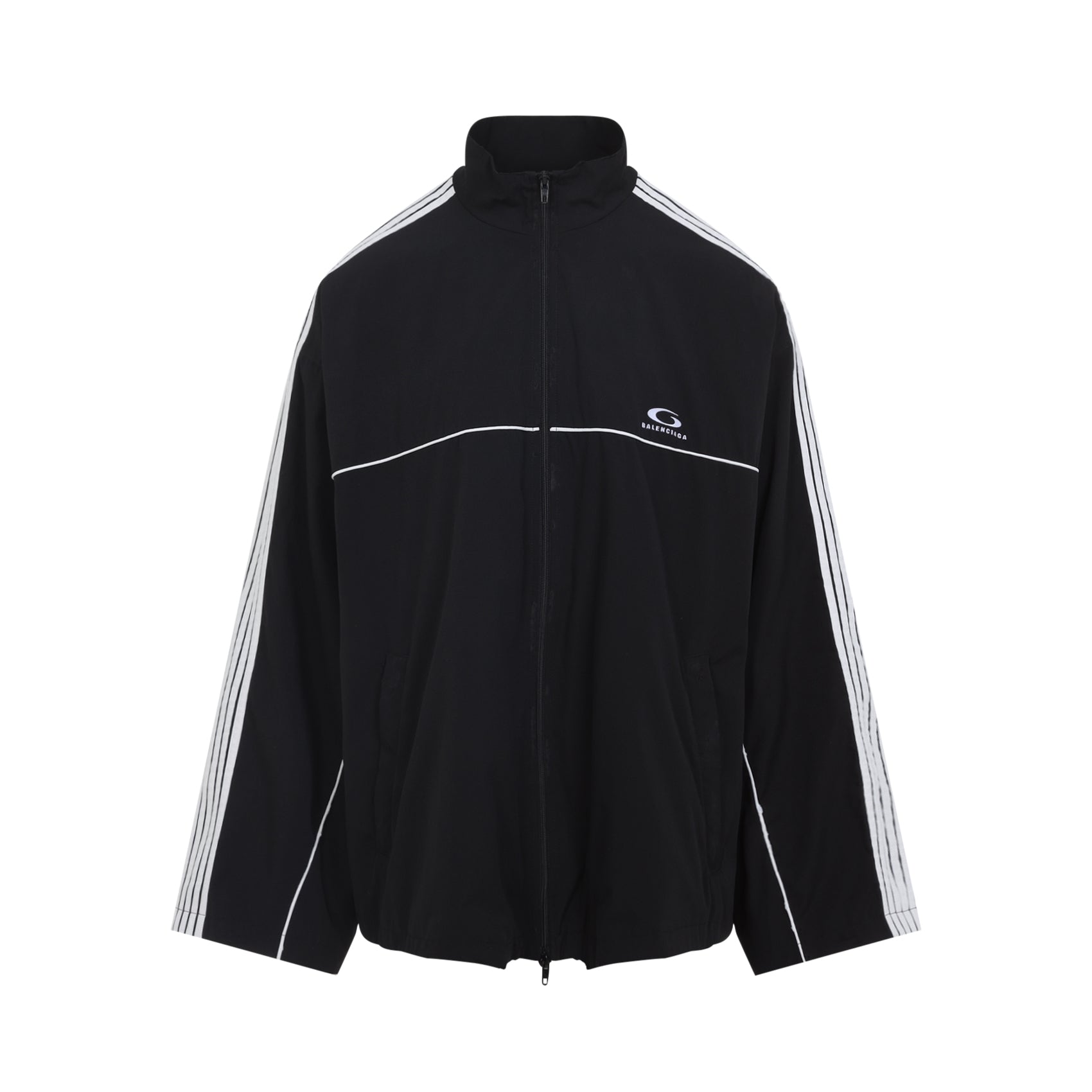 WIDE TRACKSUIT JACKET Balenciaga BLACK 48