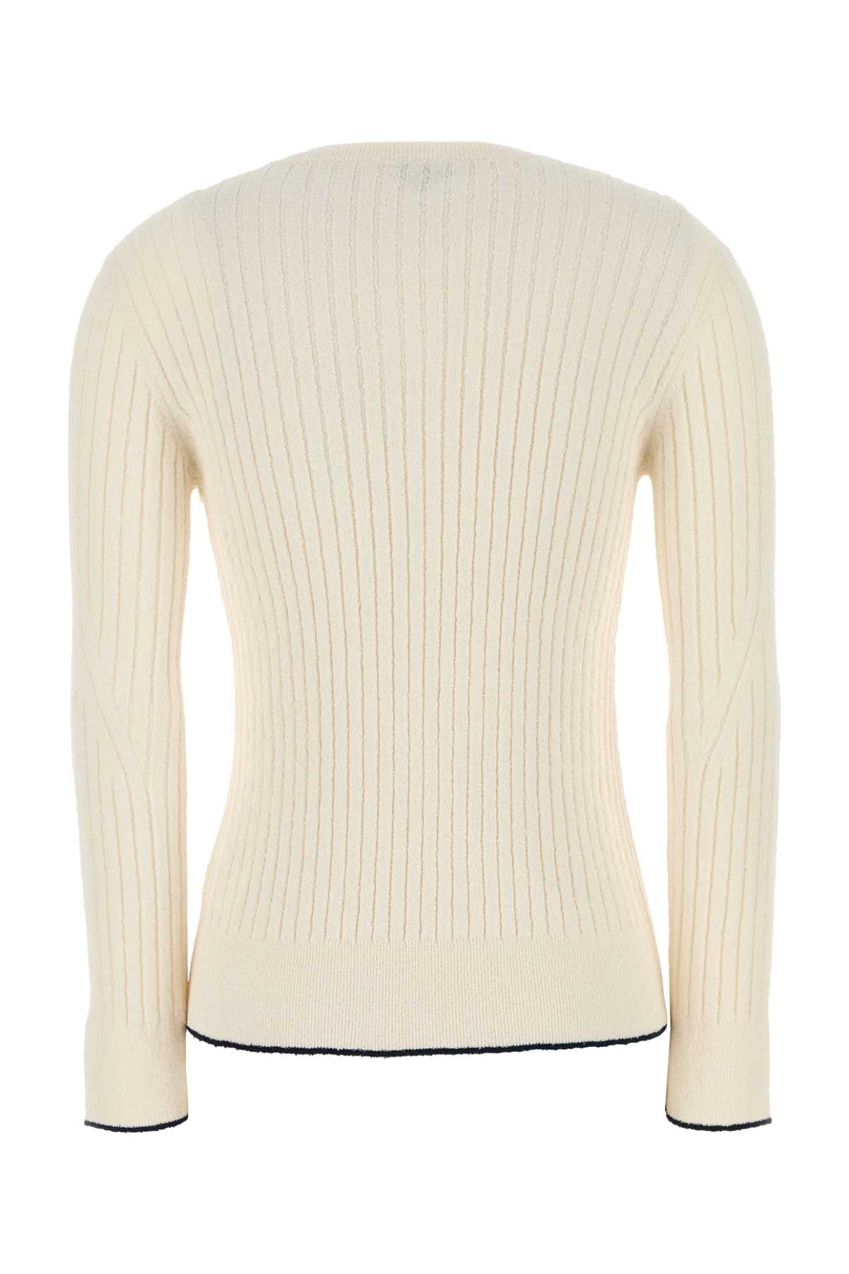 IVORY BOUCLÃ© TOP Bottega Veneta