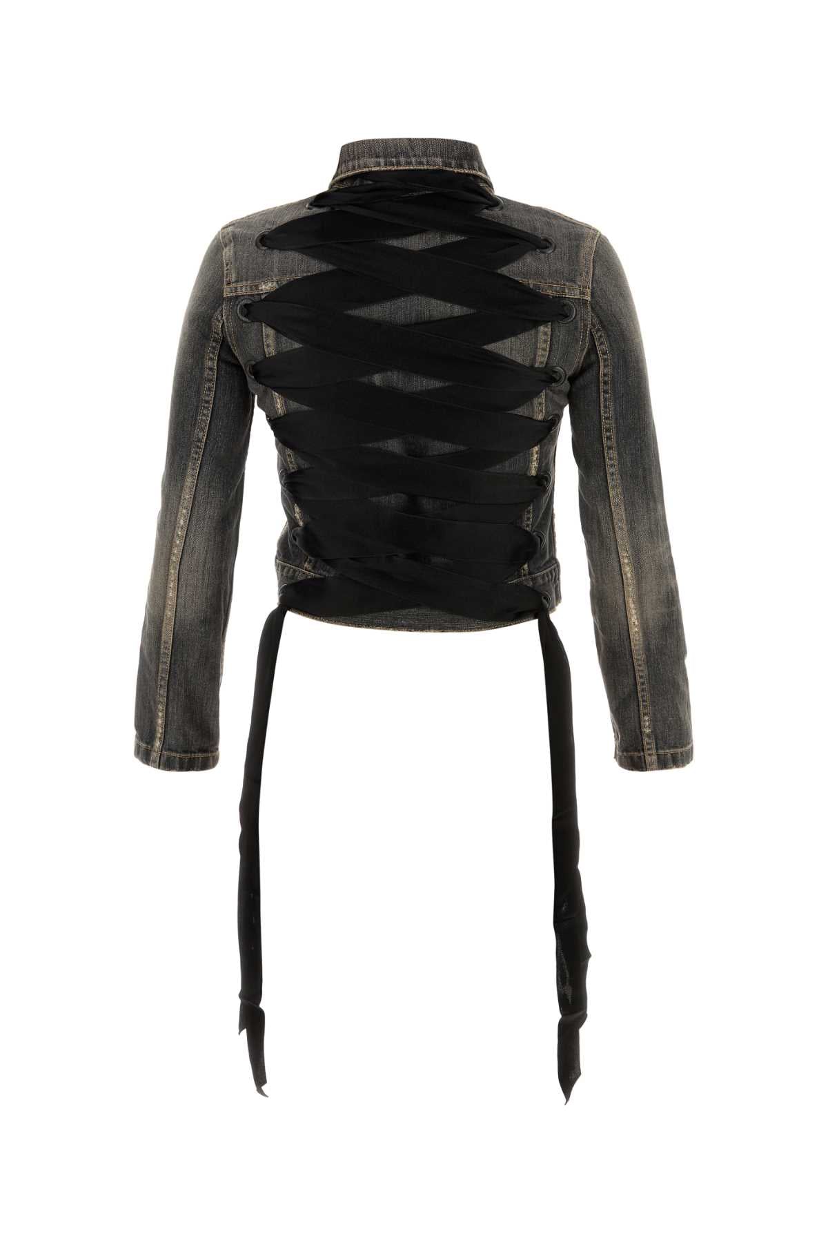 BLACK DENIM JACKET Balenciaga