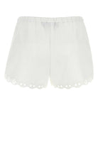 WHITE POPLIN SHORTS Gucci