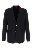 MIDNIGHT BLUE WOOL BLAZER Gucci BLUE 48
