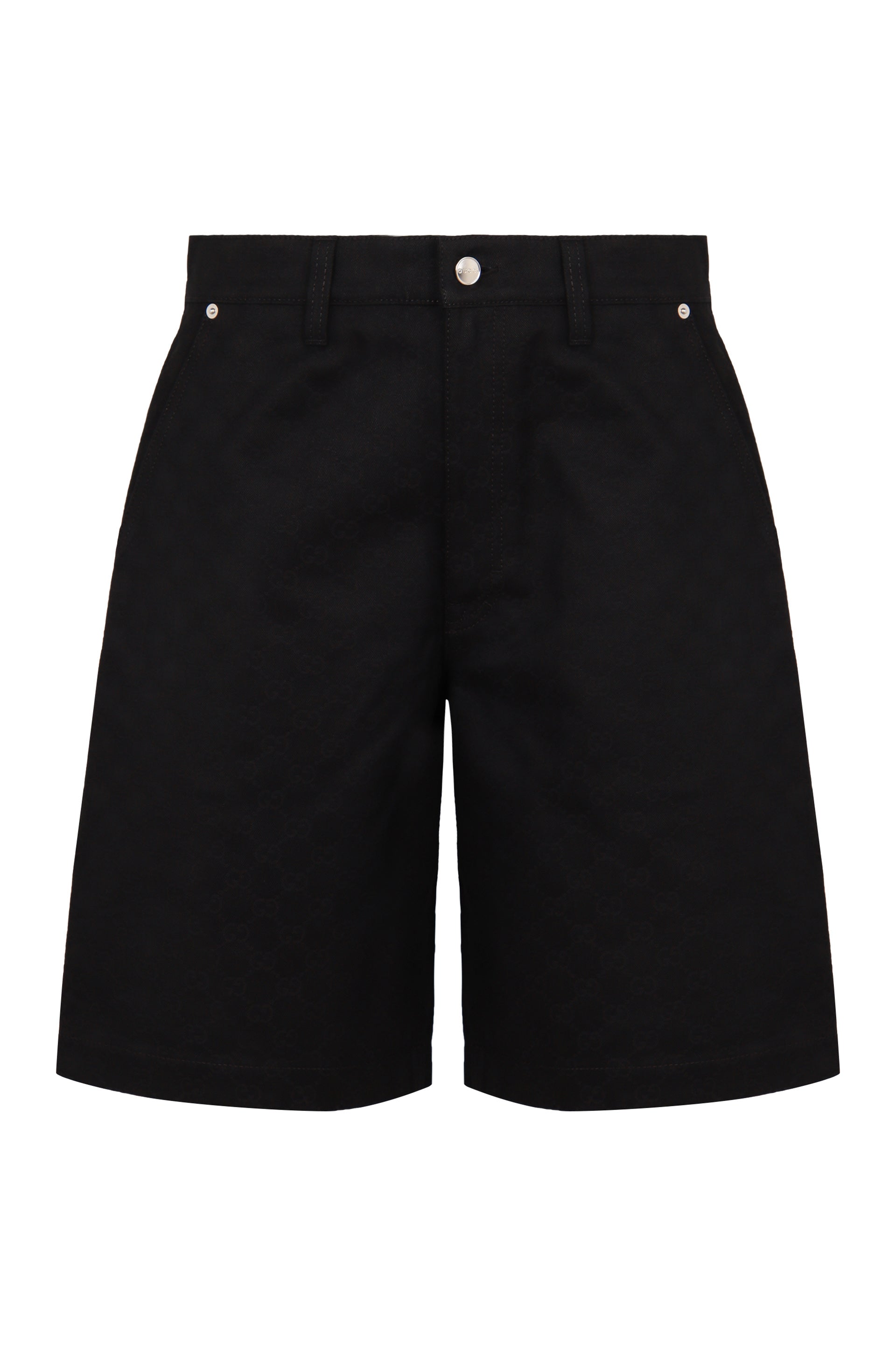 COTTON BERMUDA SHORTS Gucci black 46