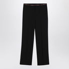 PANT WOOL SELVEDGE W/HORN Gucci BLUERED 52