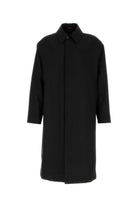 BLACK WOOL OVERCOAT Gucci BLACK 50