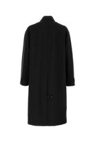 BLACK WOOL OVERCOAT Gucci