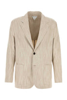 MELANGE SAND VISCOSE BLEND BLAZER Bottega Veneta CAMEL 54