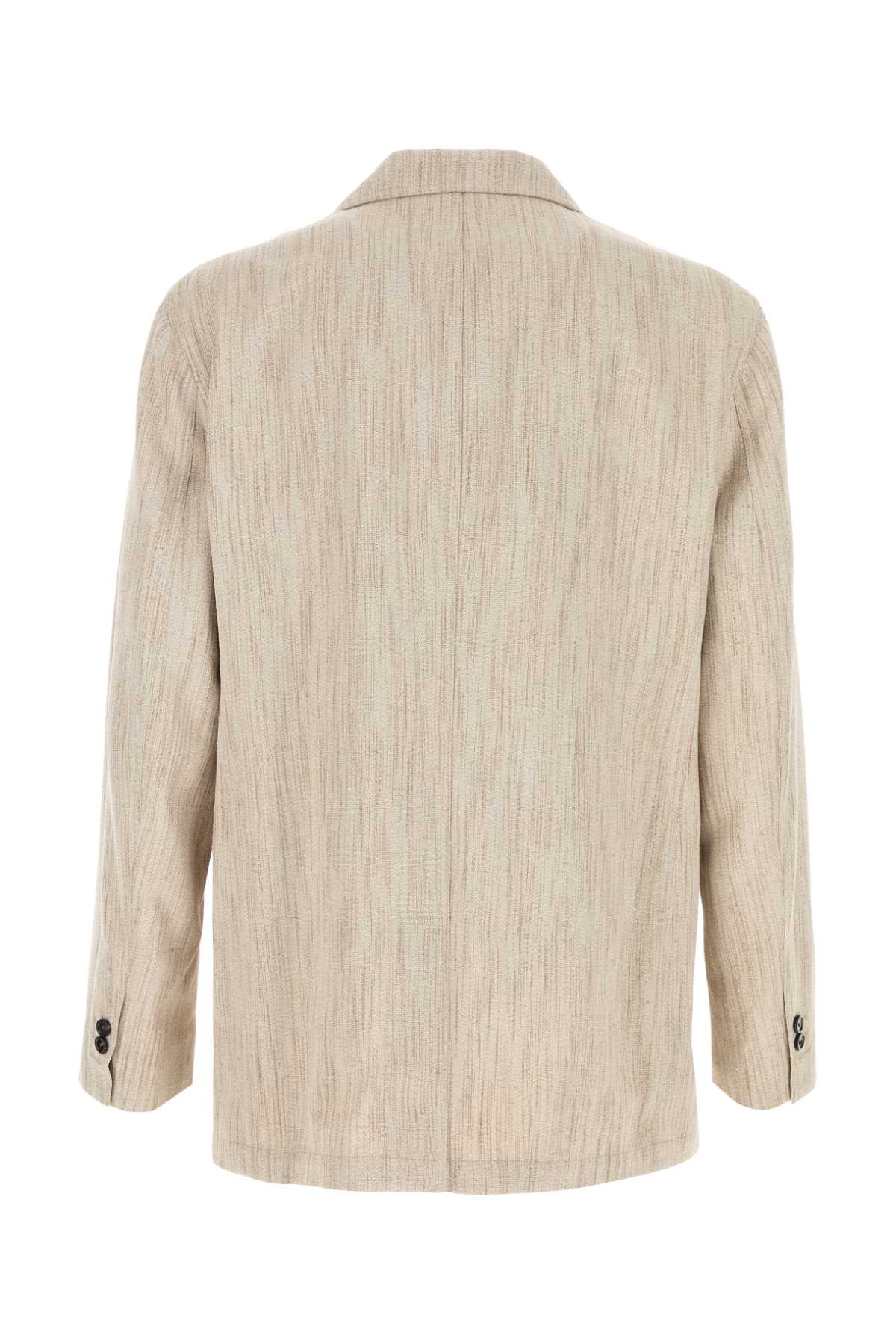MELANGE SAND VISCOSE BLEND BLAZER Bottega Veneta