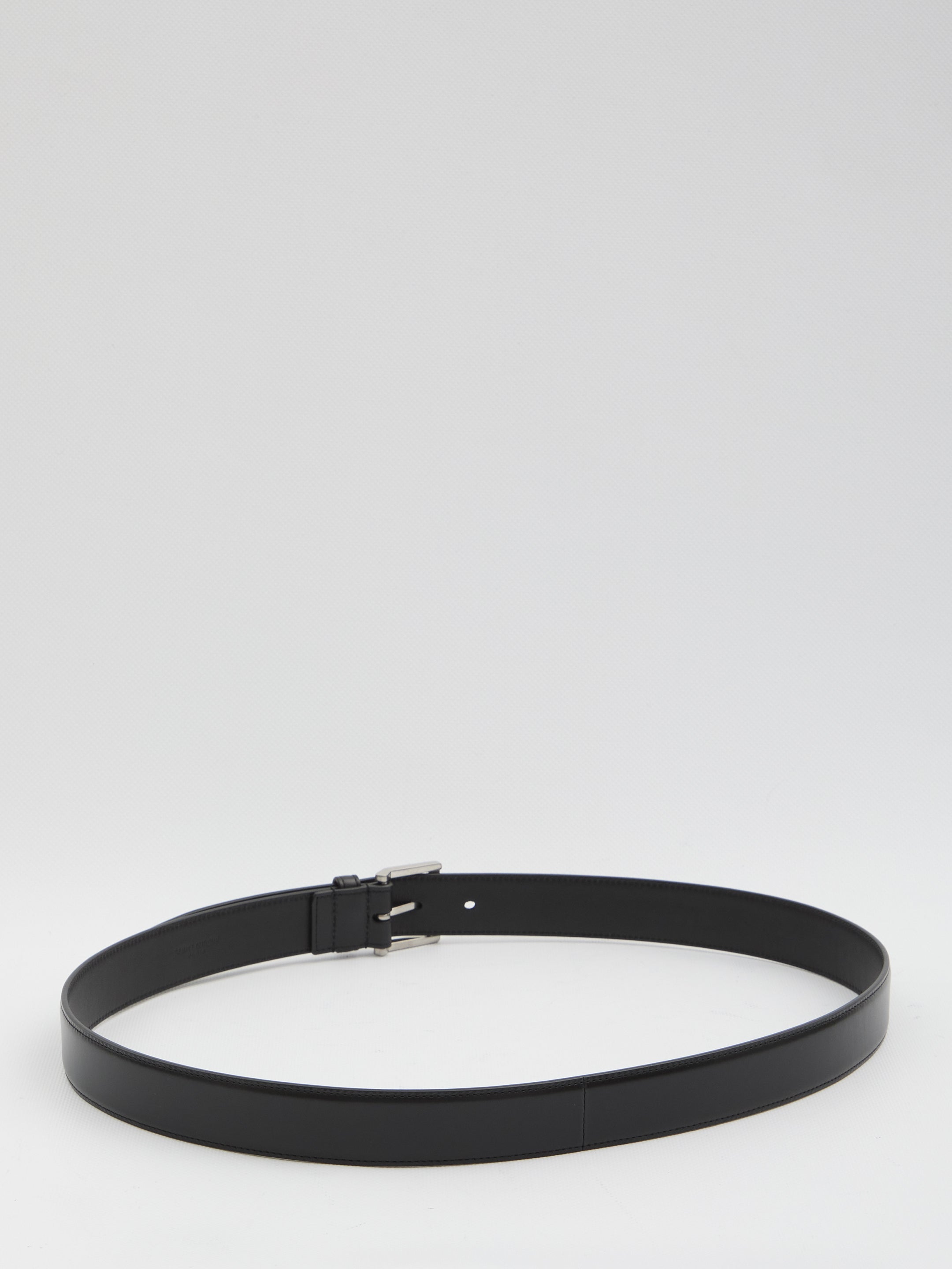 BELT WITH SQUARE BUCKLE Saint Laurent BLACK 100