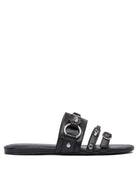 LEATHER BLACK SANDALS Balenciaga BLACK 37