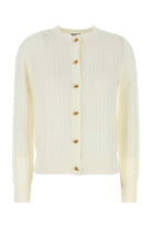 WOOL CARDIGAN Bottega Veneta White XS