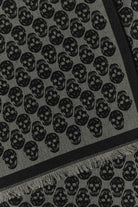 EMBROIDERED WOOL BLEND FOULARD Alexander McQueen