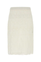 WHITE LACE SKIRT Bottega Veneta WHITE XS