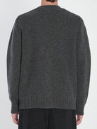 CHARCOAL WOOL CARDIGAN Bottega Veneta