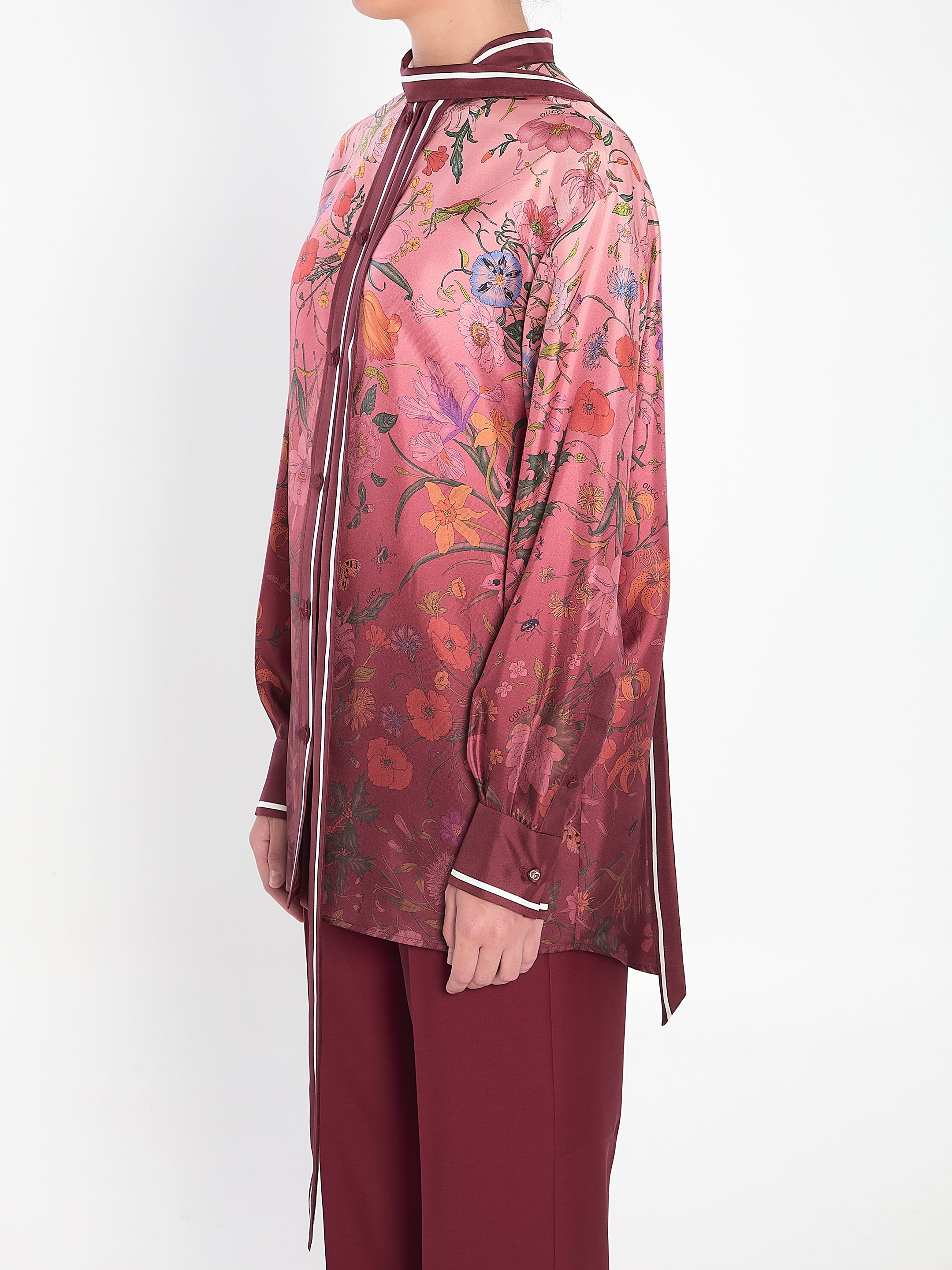 PRINTED SILK SHIRT Gucci