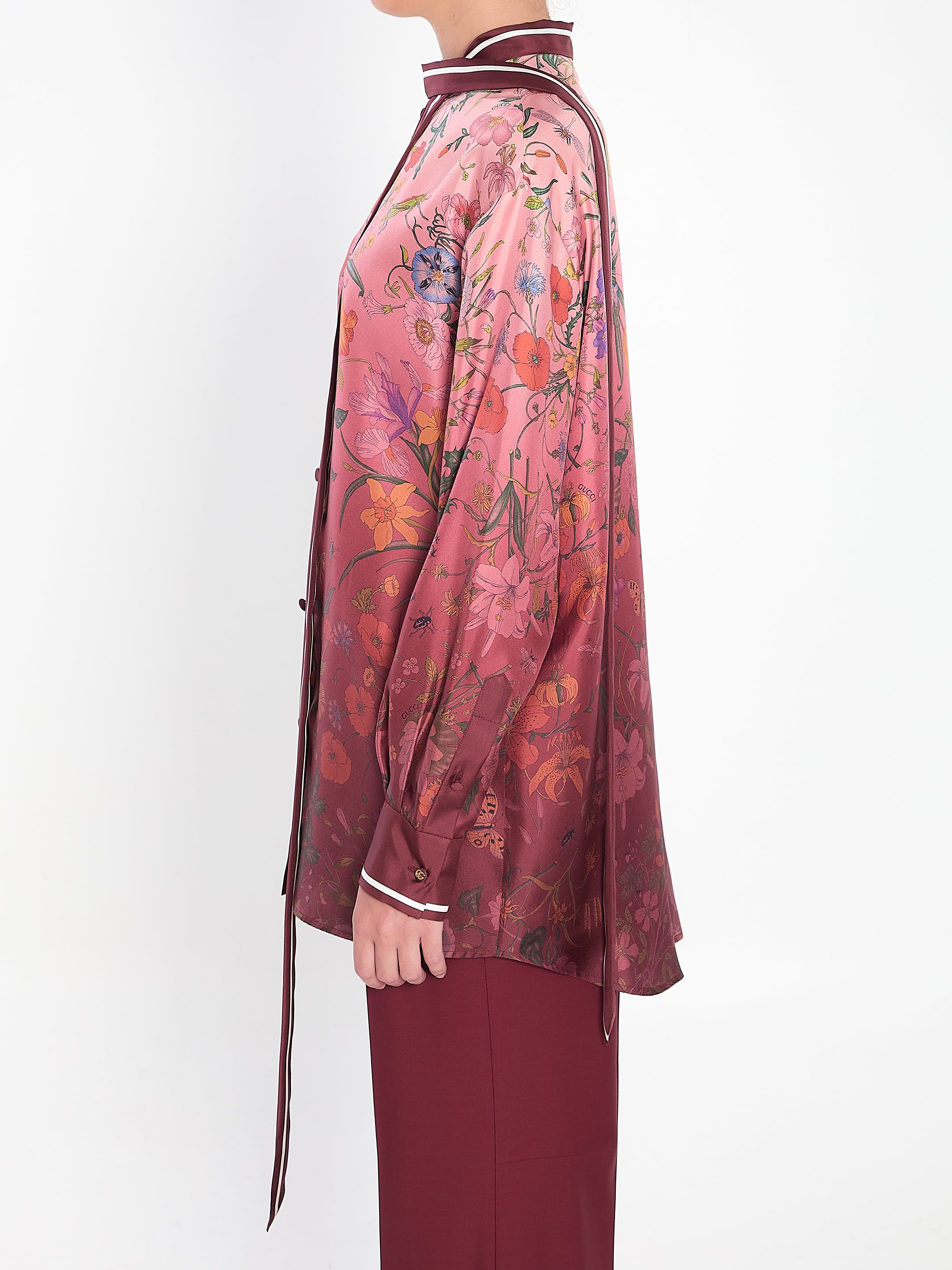 PRINTED SILK SHIRT Gucci