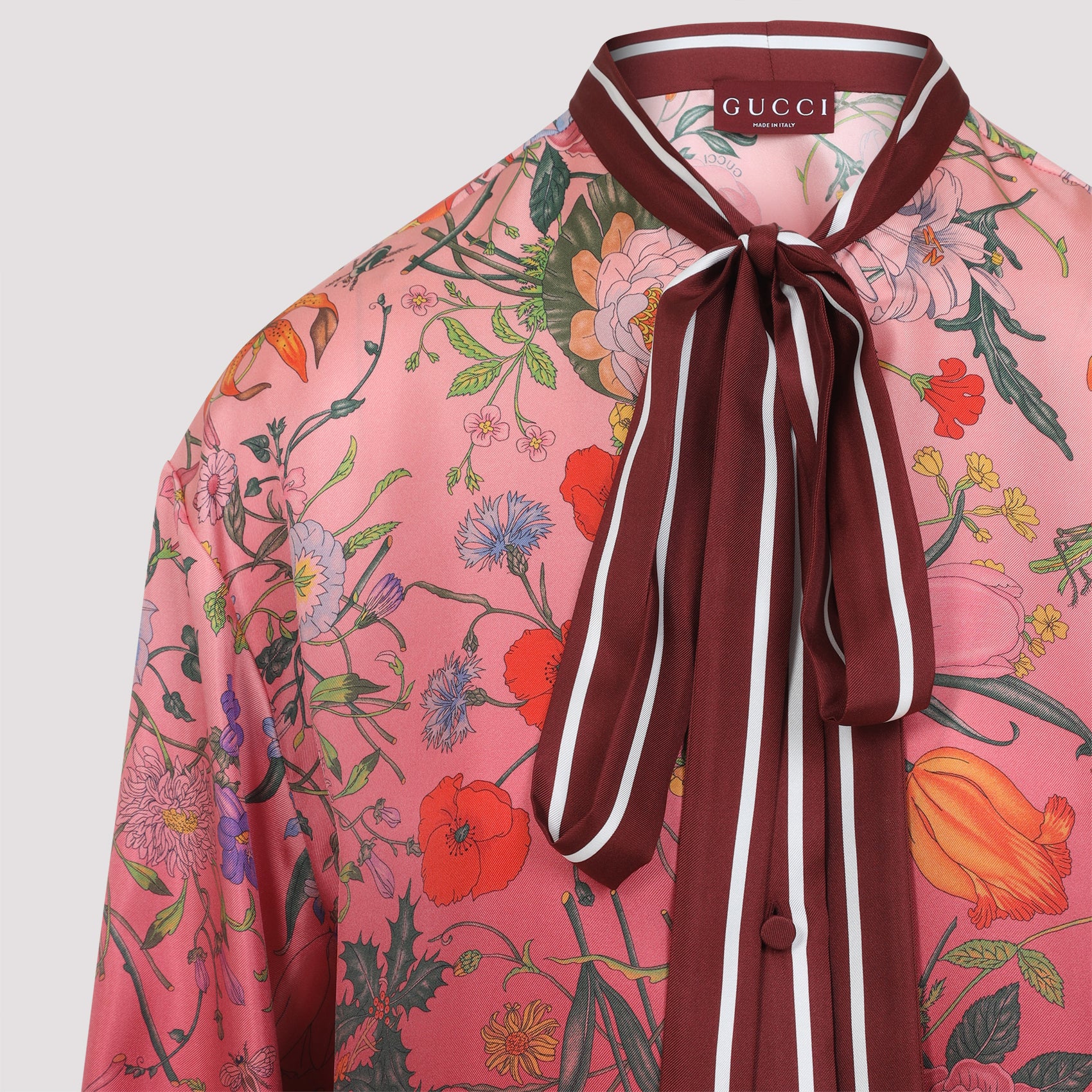 PRINTED SILK SHIRT Gucci