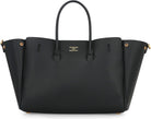 BLACK LEATHER SMALL CARRY ALL BEL AIR SHOPPING BAG Balenciaga