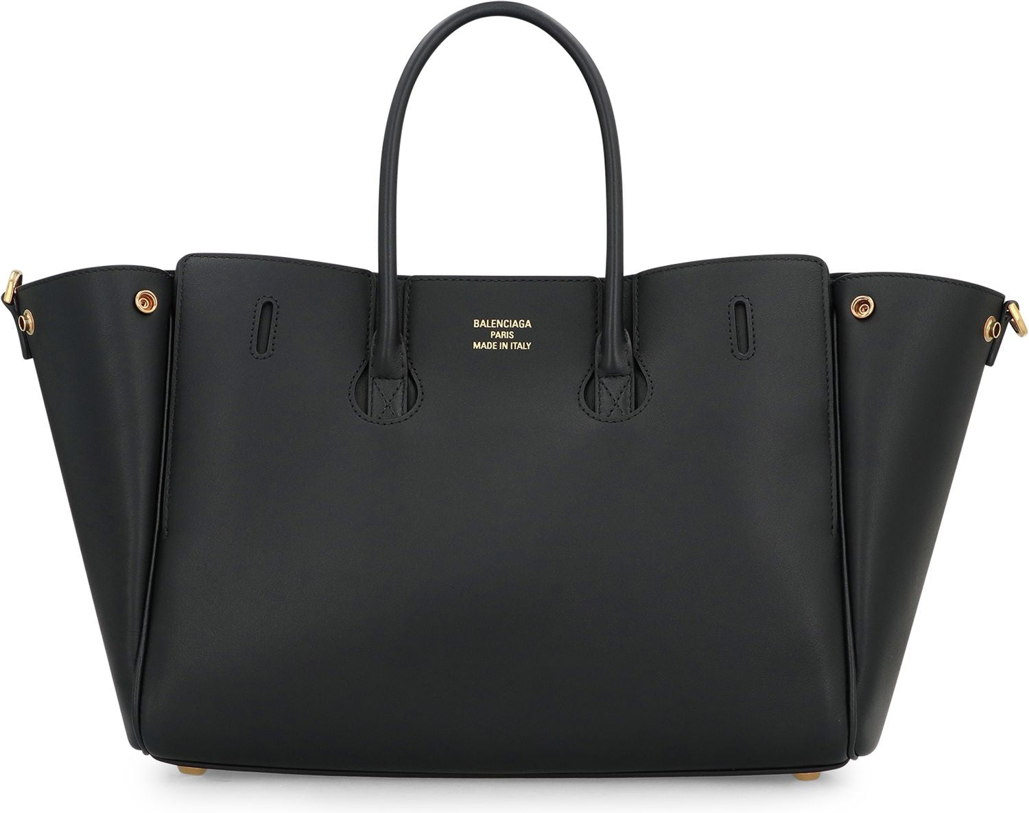BLACK LEATHER SMALL CARRY ALL BEL AIR SHOPPING BAG Balenciaga