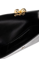BLACK CALF SKIN CROSSBODY BAGS Alexander McQueen