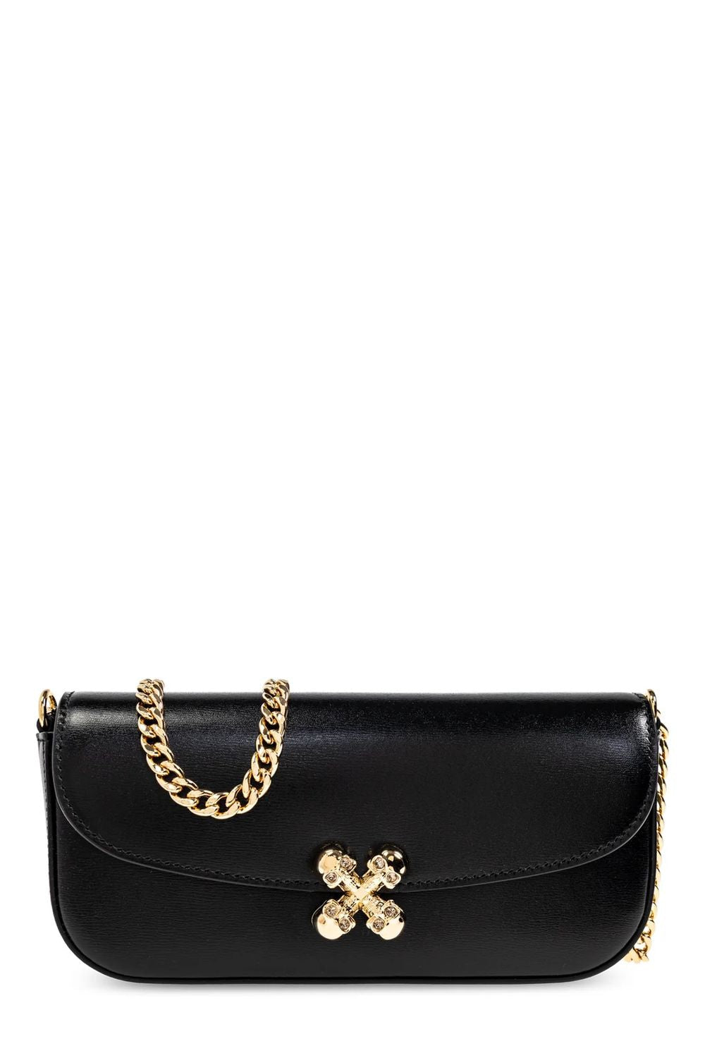 BLACK HEALTHIER SMALL SKULL FLOWER CROSSBODY BAG Alexander McQueen BLACK TU