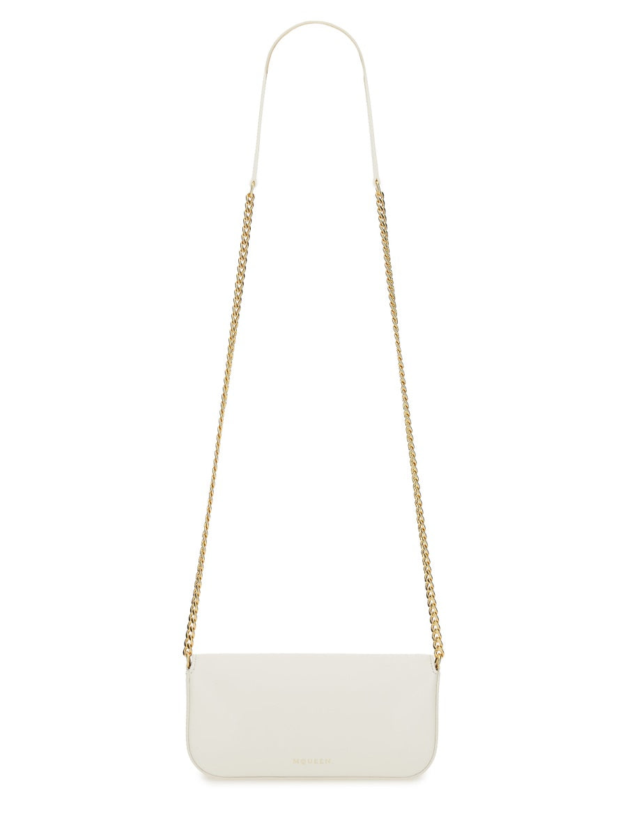 IVORY CALF SKIN CROSSBODY BAGS Alexander McQueen