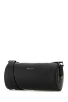 BLACK LEATHER MCQUEEN ROLLER CROSSBODY BAG Alexander McQueen